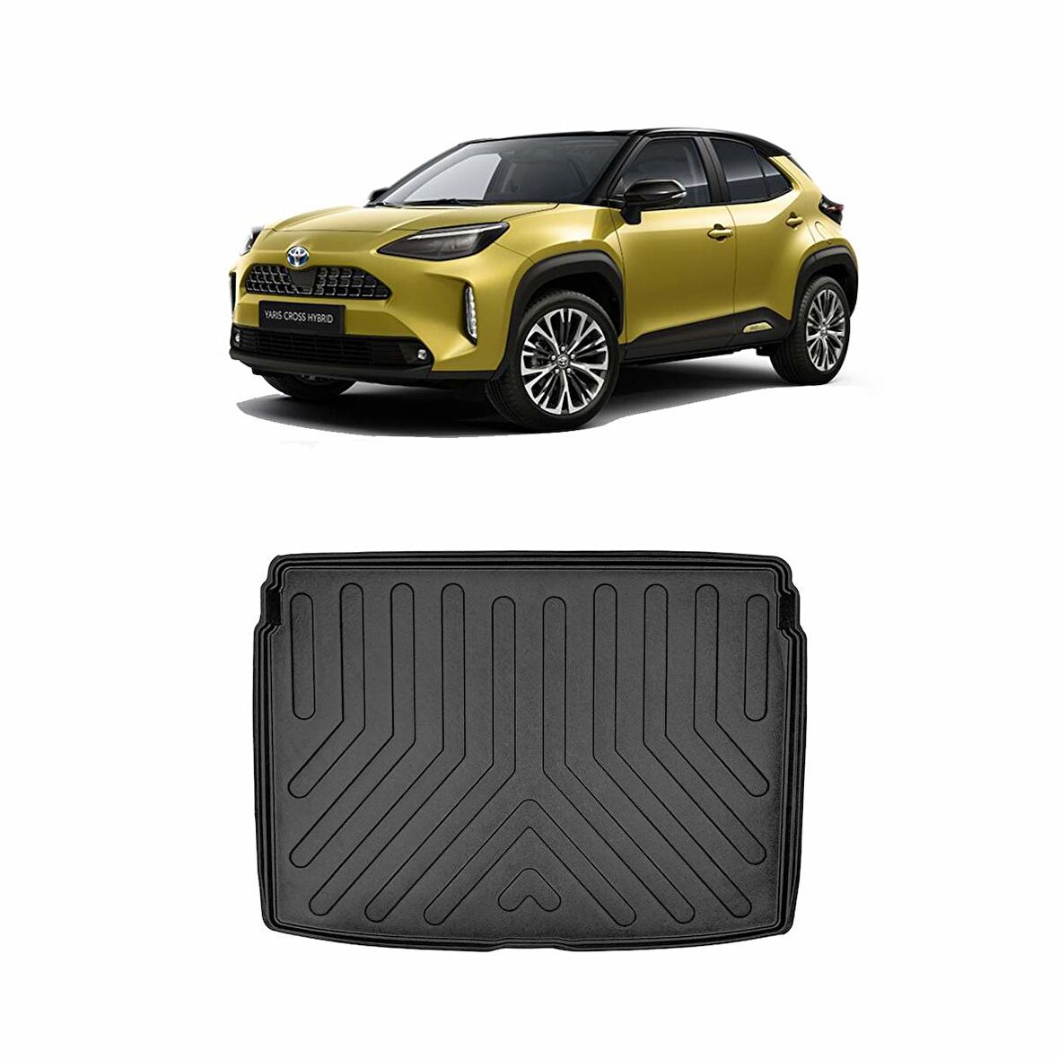 Rizline Toyota Yaris Cross Üst Konum 2022 Sonrası 3D Bagaj Havuzu