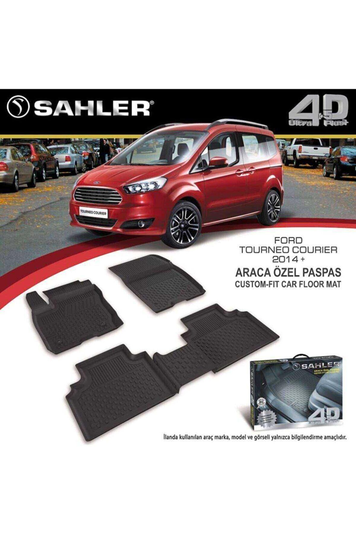 Sahler Ford Couirer 2014-2022  4.5D Havuzlu Paspas Siyah