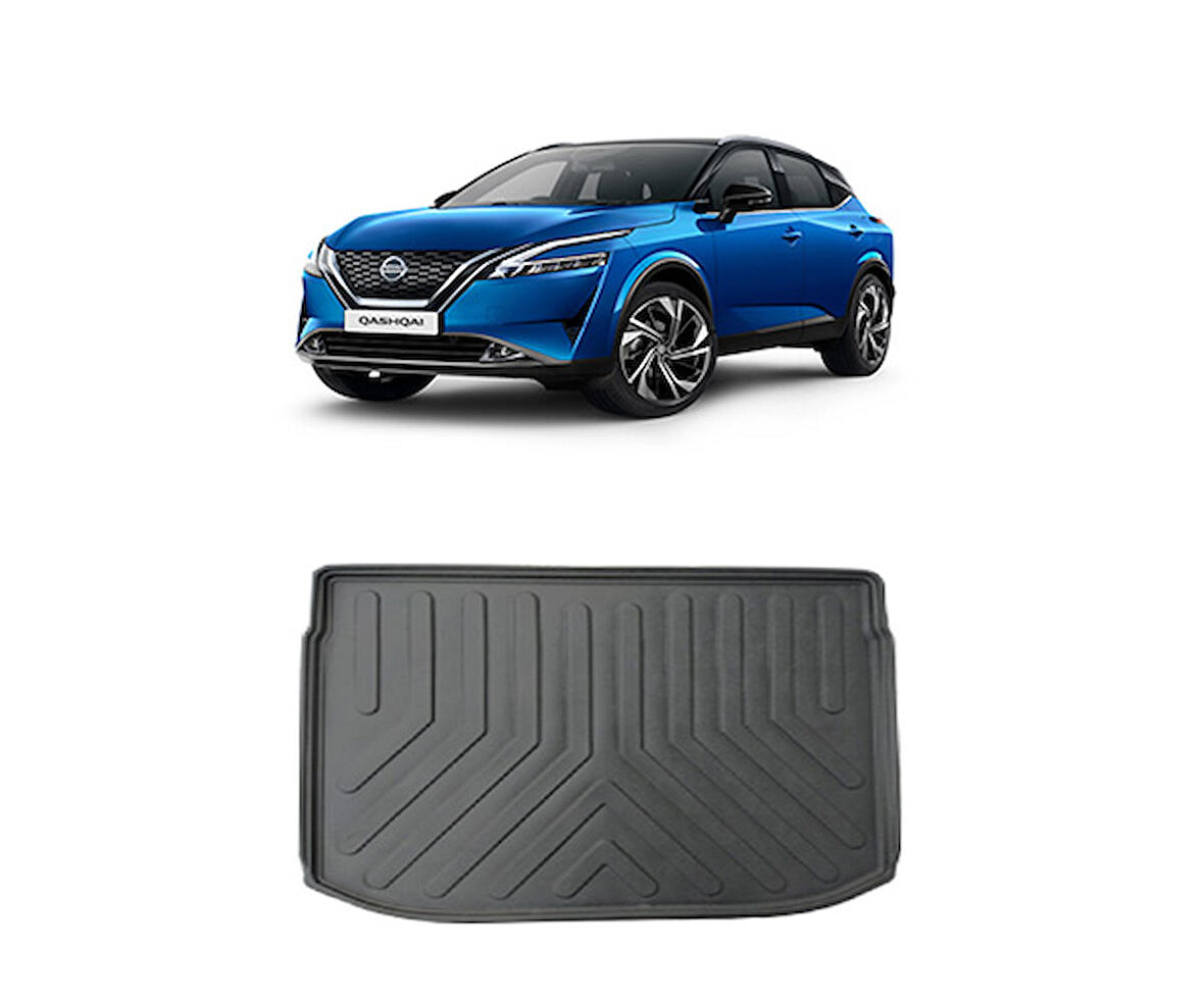 Rizline Nissan Qashqai e-Power Üst Konum 2022 Sonrası Bagaj  Havuzu Siyah