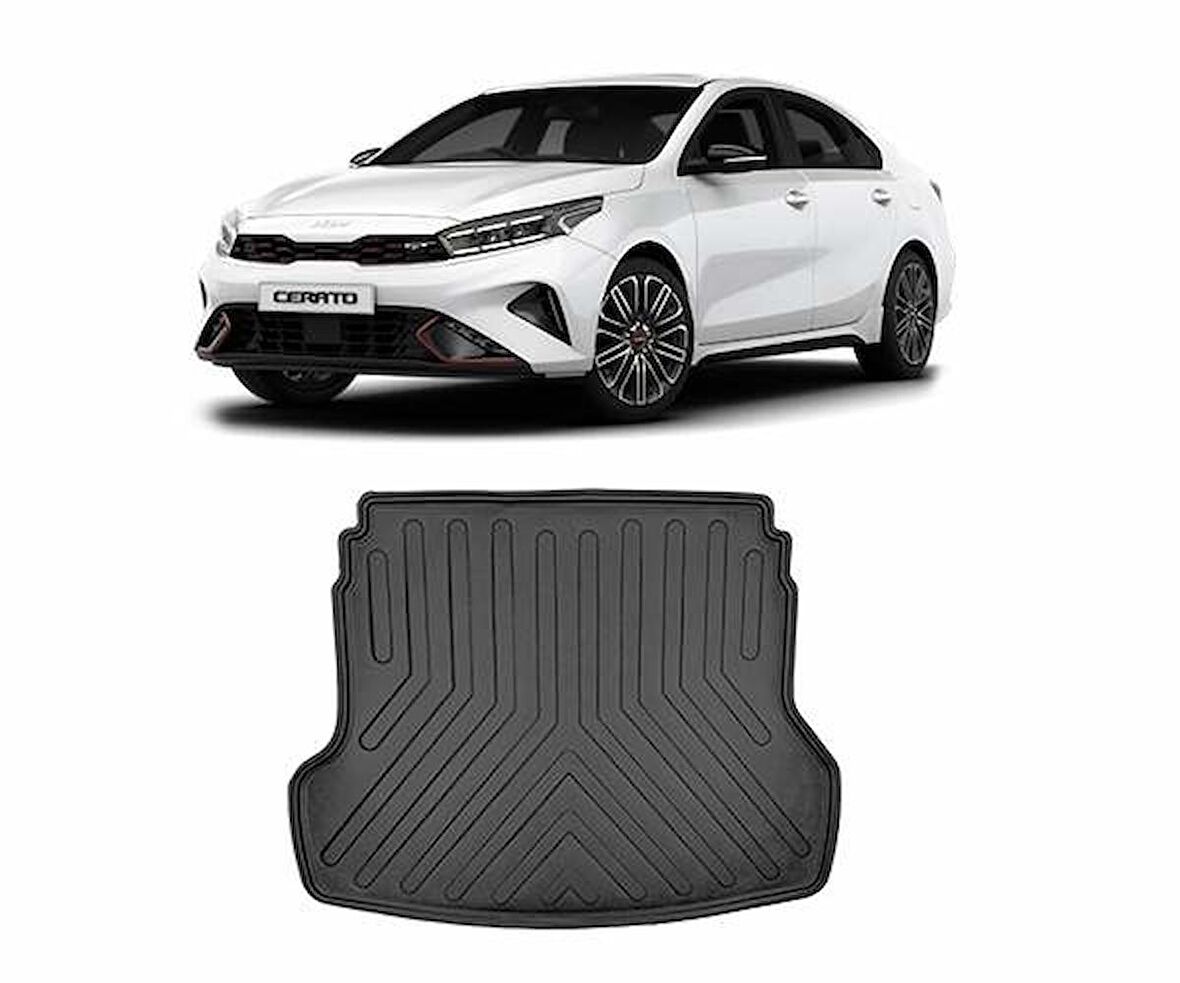 Rizline Kia Cerato 2022 Sonrası   3D Bagaj Havuzu