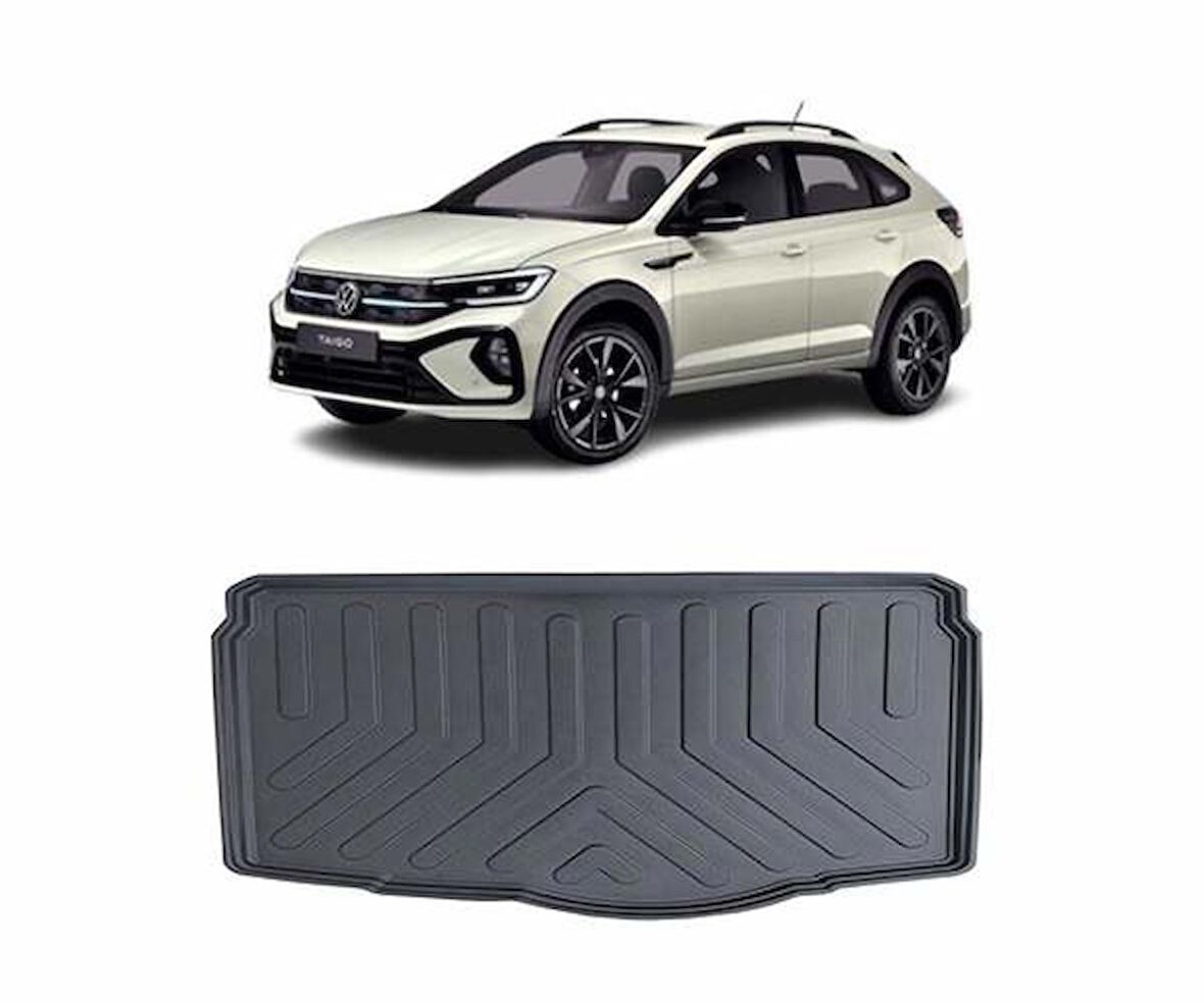 Rizline Volkswagen TAİGO 2020 SONRASI ALT KONUM   3D BAGAJ HAVUZU SİYAH