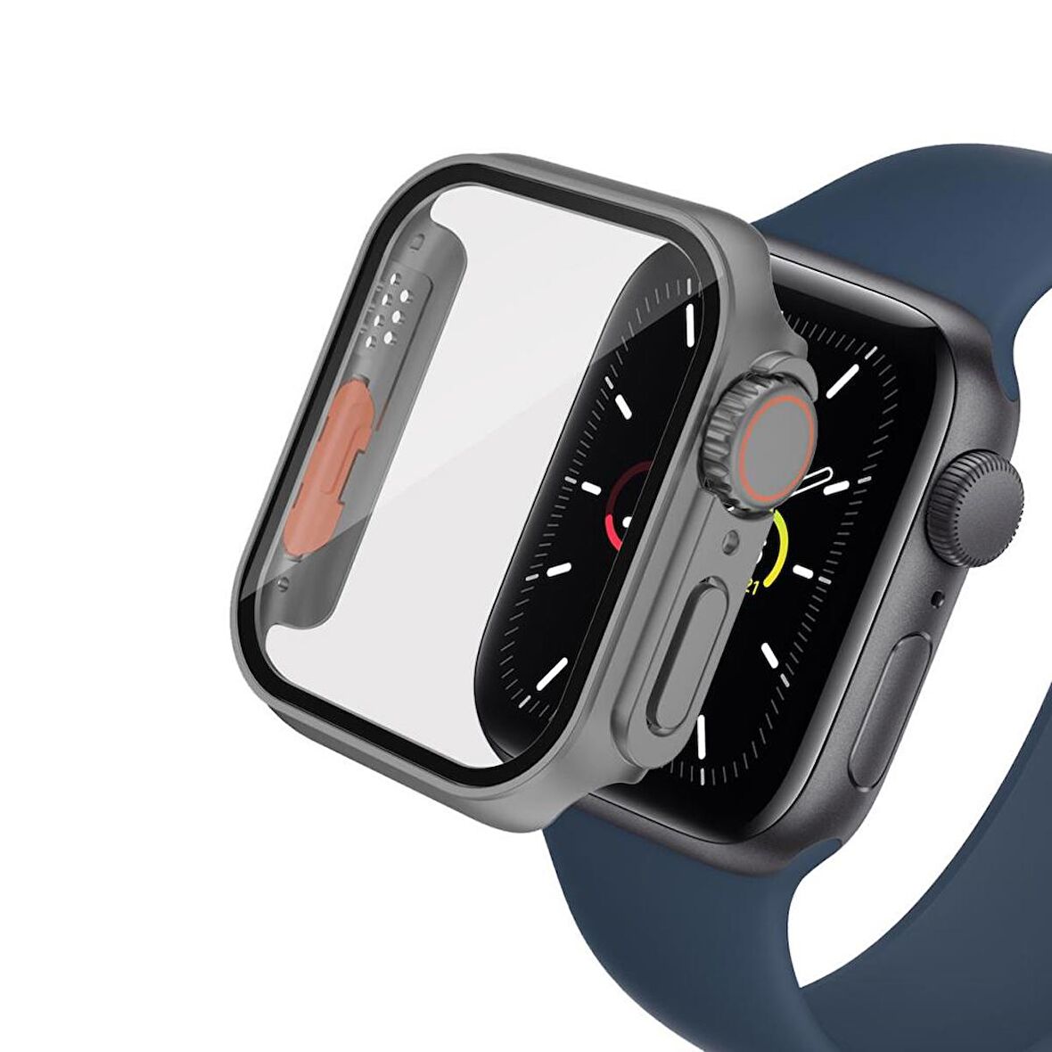 Apple Watch 40mm - Watch Ultra 49mm Kasa Dönüştürücü ve Ekran Koruyucu Watch Gard 26 (Apple Watch Uyumlu)