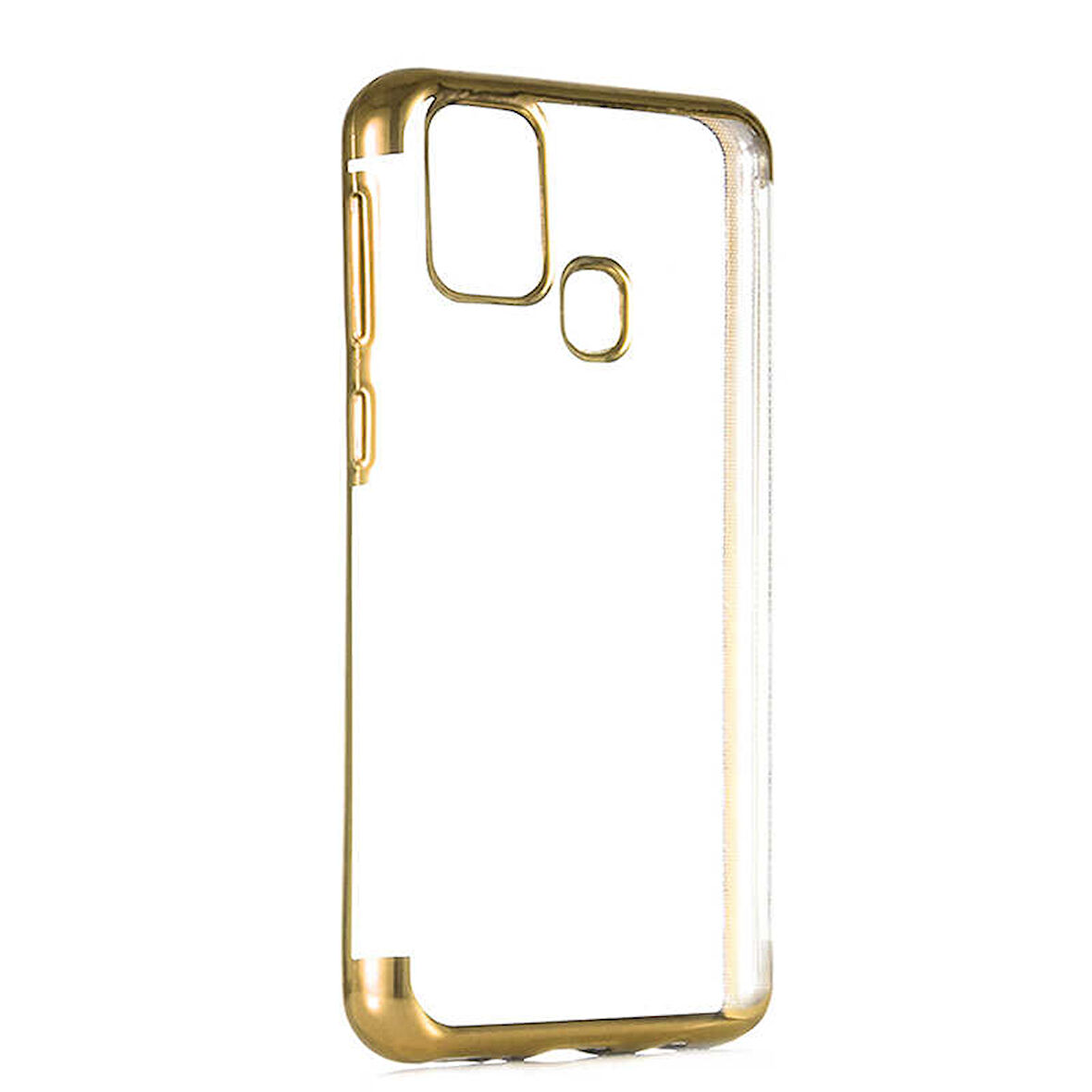 Galaxy M31 Kılıf İnce Köşeleri Renkli Şeffaf Silikon