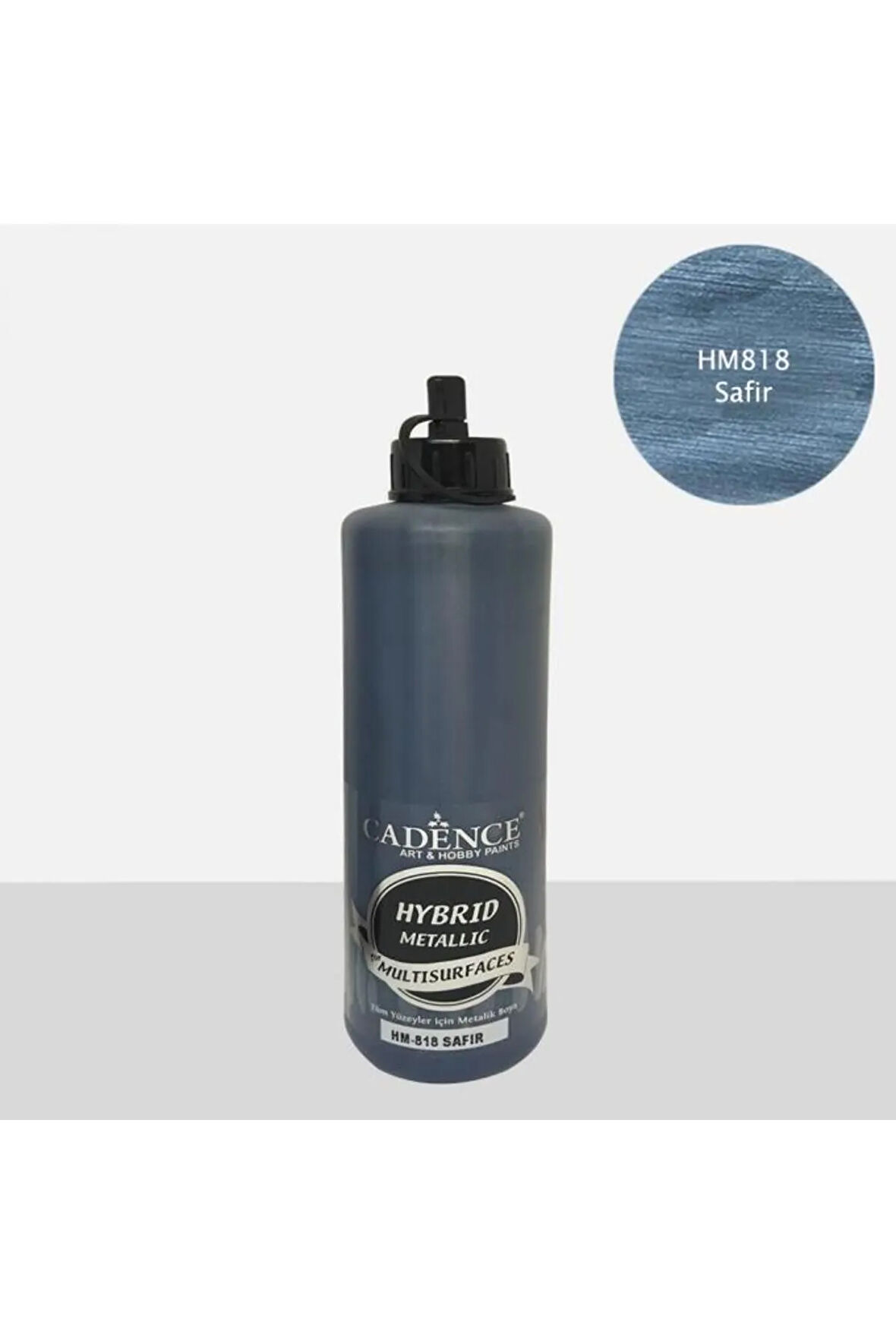Hibrit Metalik Multisurface Boya Hm818 Safir 500ml