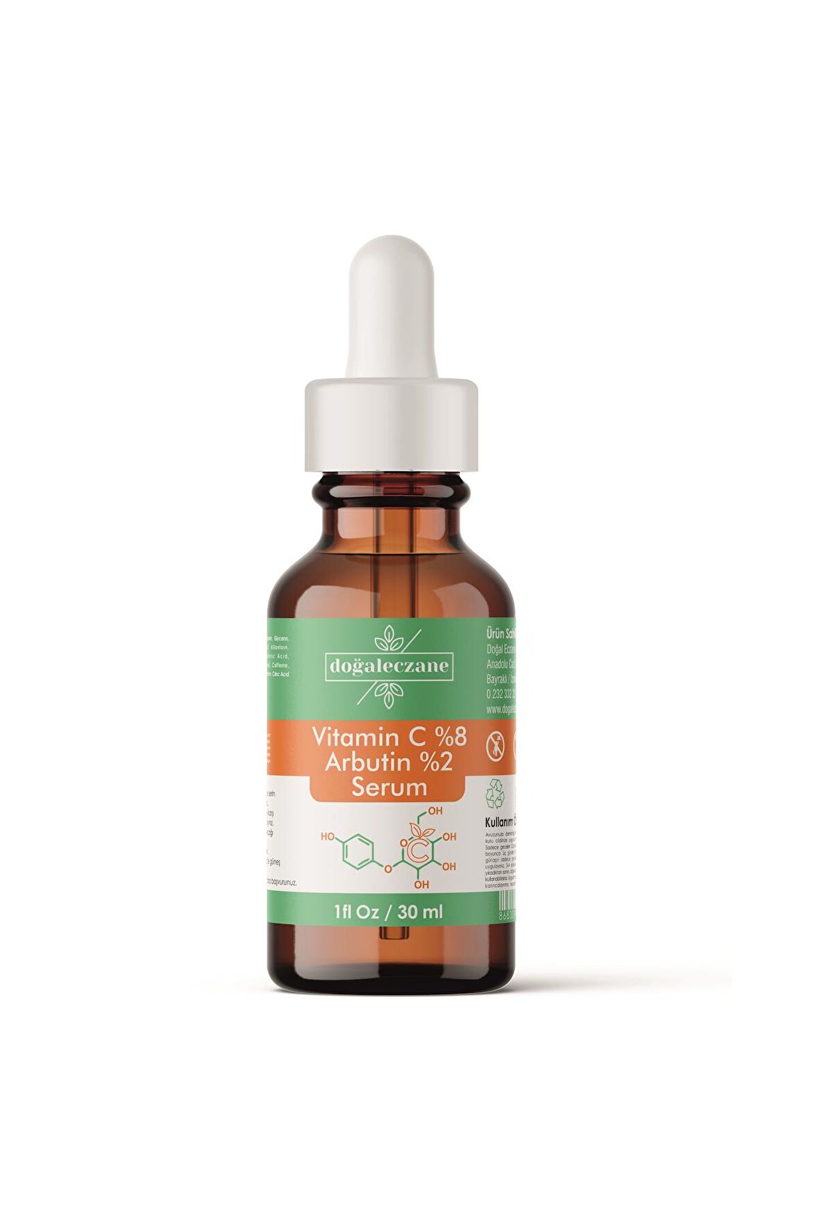 Vitamin C %8 Alpha Arbutin %2 serum 30 ml.