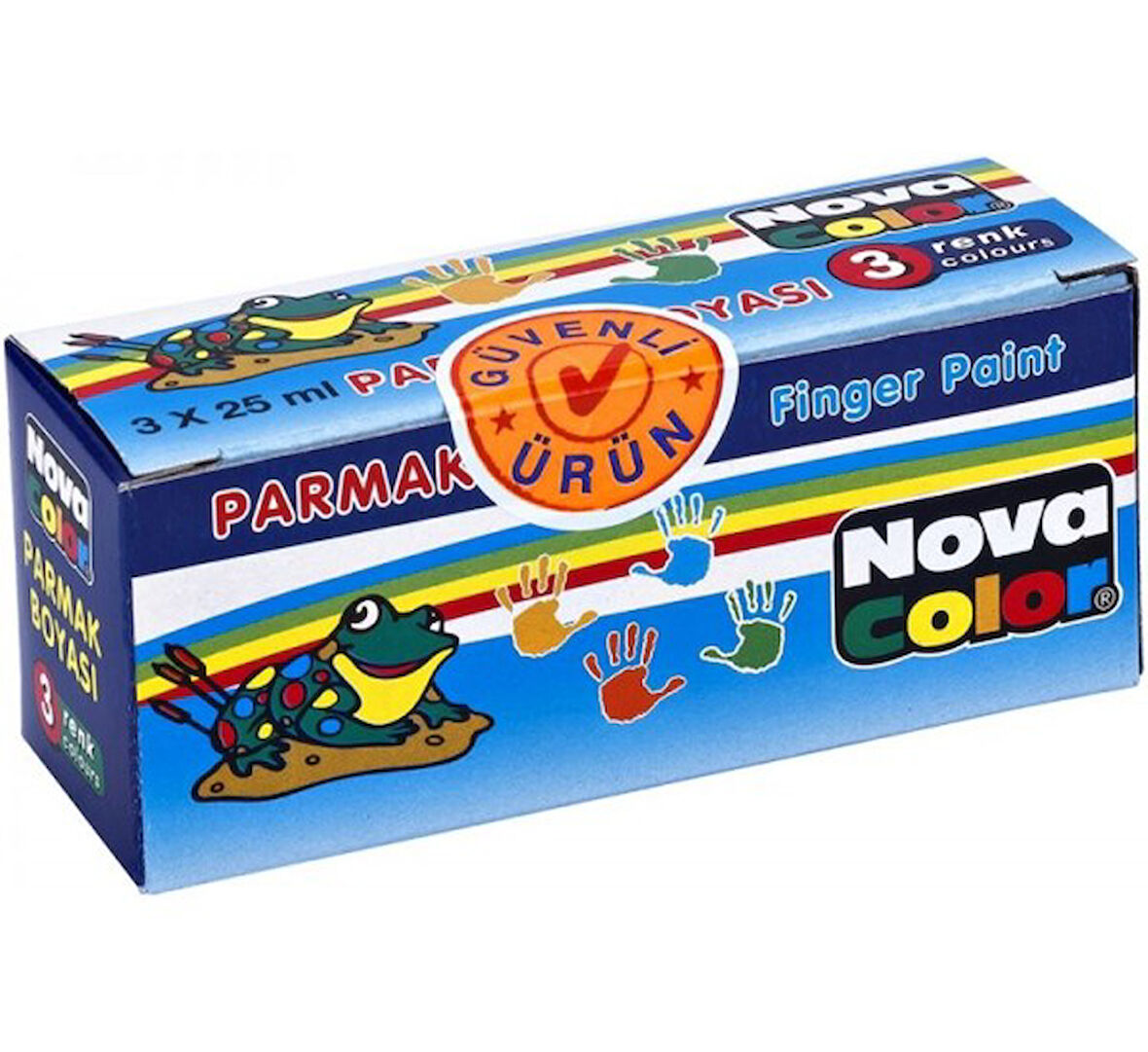 Nova Color Parmak Boyası 3Lü Takım 25Cc - 3 takım