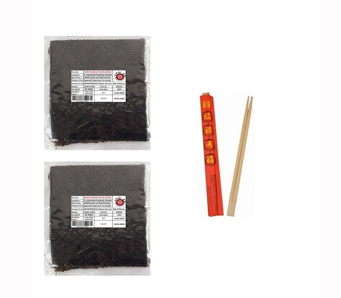 Umai Özel Sushi Set 2 10x2 nori,chop