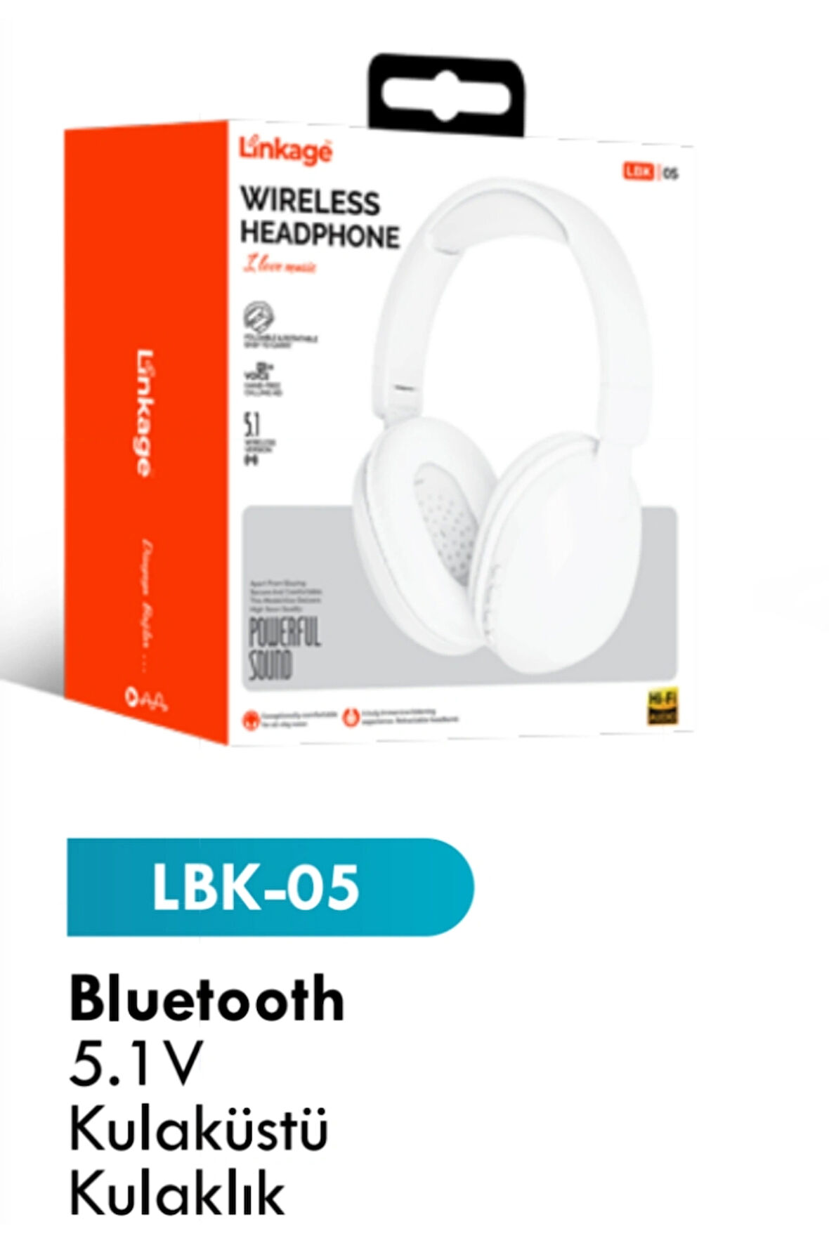 LKB 06 kulak üstü Bluetooth wireless Kulaklık