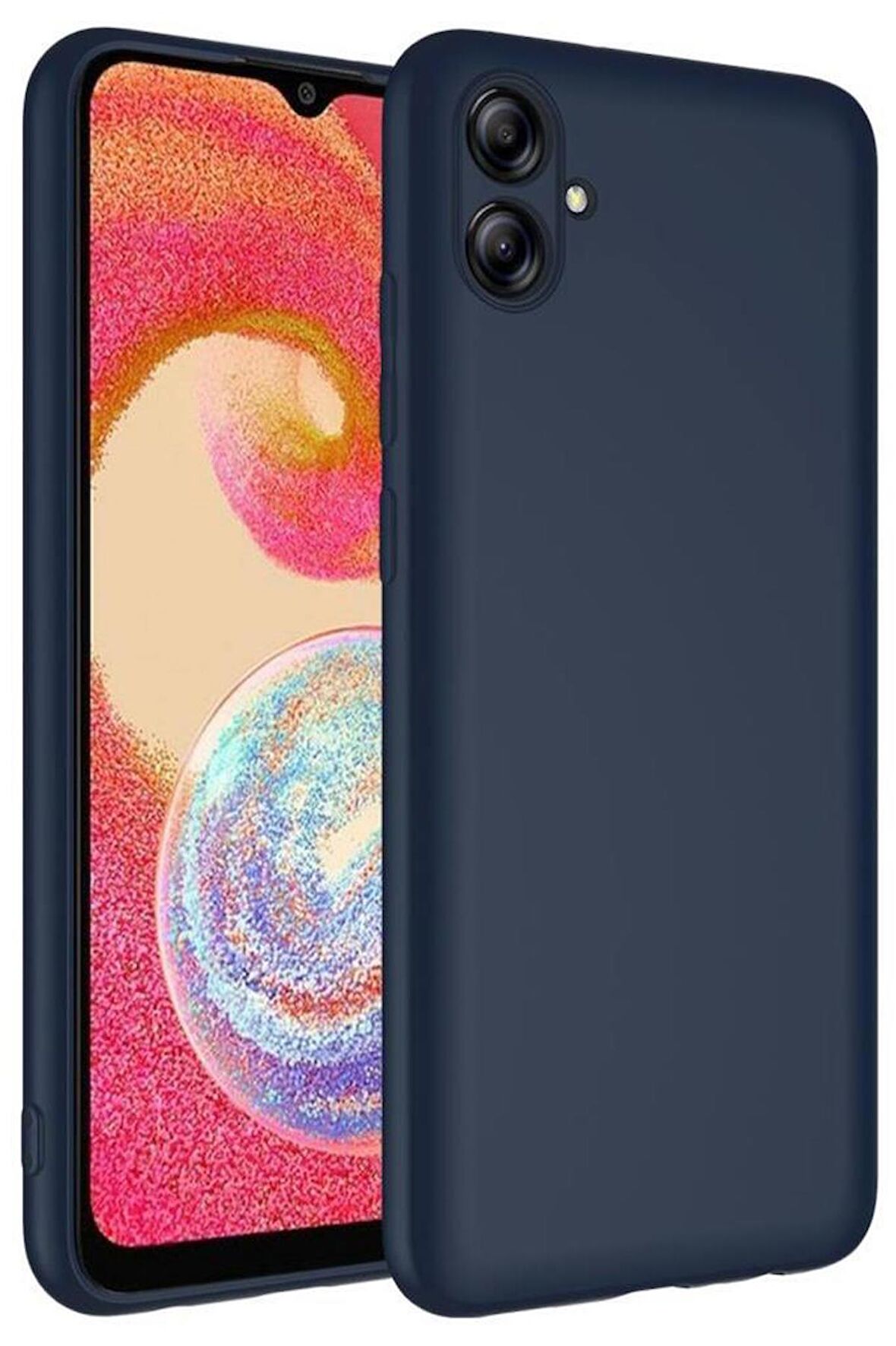 Galaxy A04E Kılıf Lansman Tasarım İç Yüzeyi Kadife Silikon