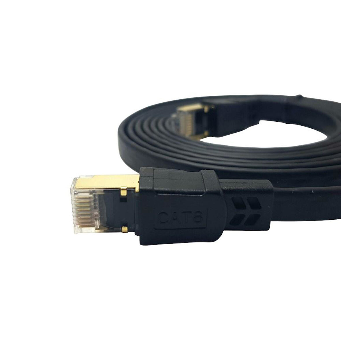 IRONSTAR 10Metre Cat8 Ethernet Flat Kablo RJ45 - 40Gbps Hız Destekli