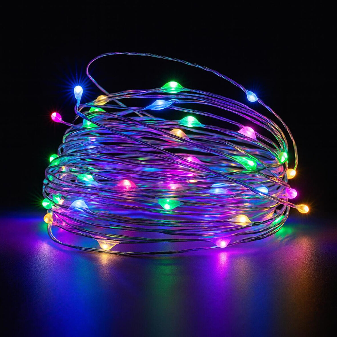 Gen-Of Renkli Peri Led Işık 3 Metre YF-0013