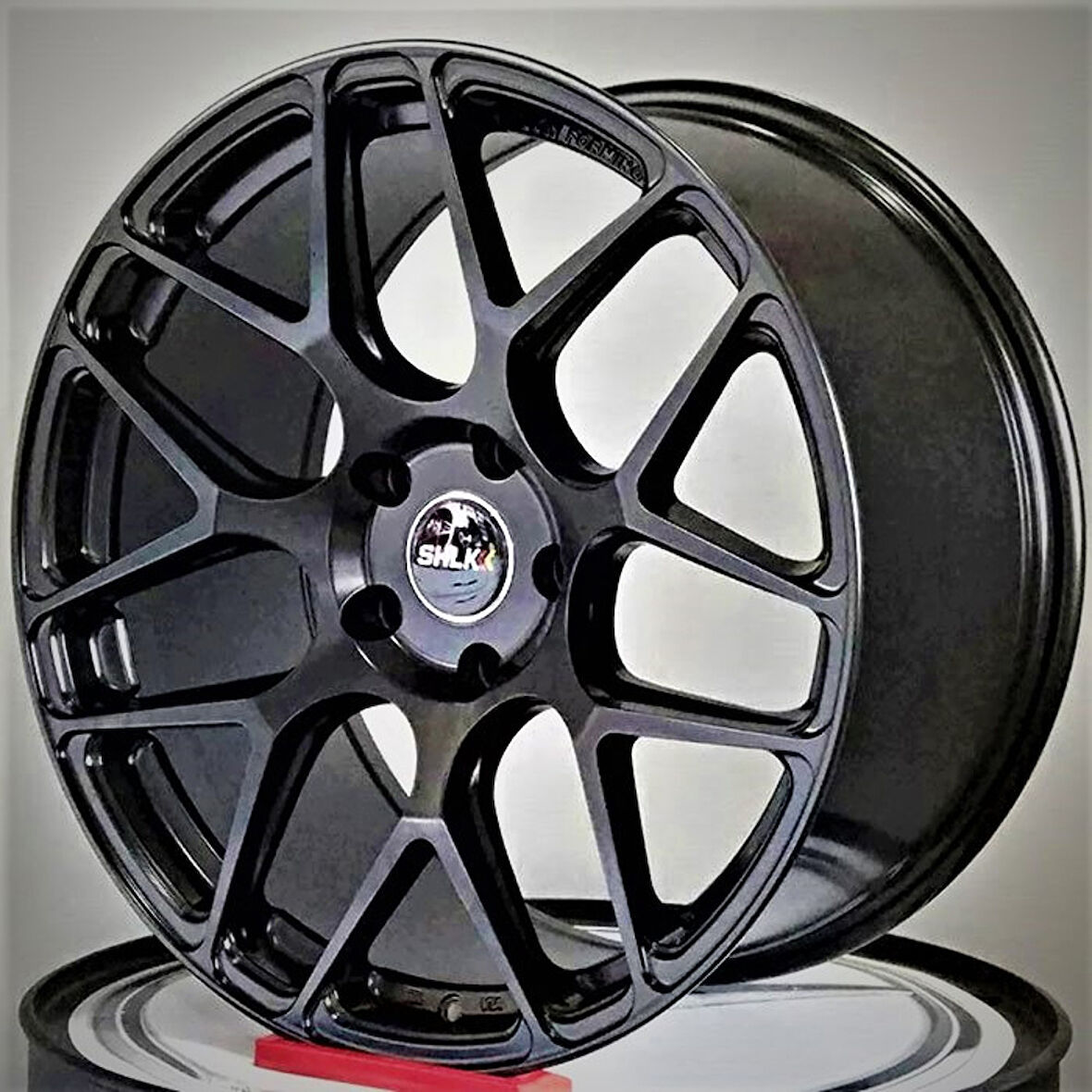 SLK-8018 9.5*19 5*112 ET43 73.1 MAT BLACK