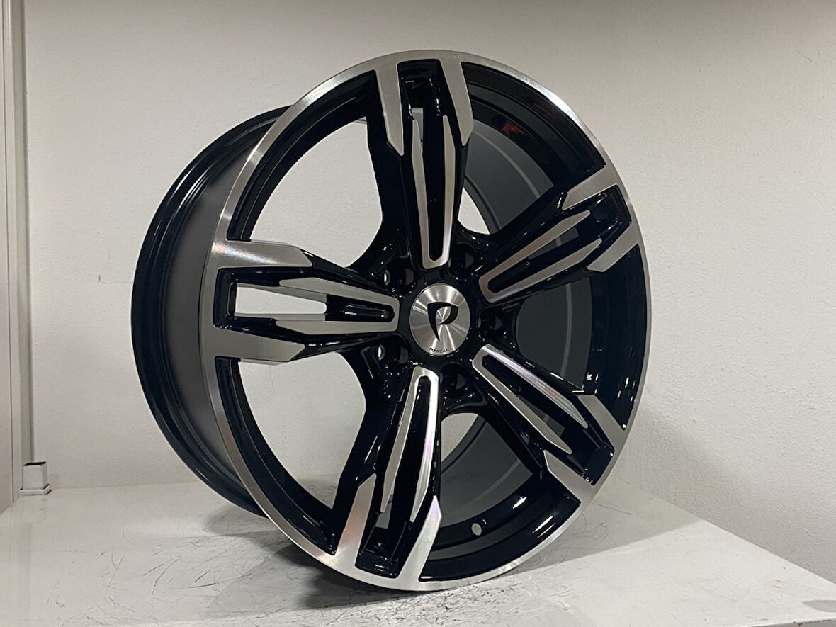 BK-5730 9.5*18 5*120 ET37 72.56 BLACK MACHINED XL