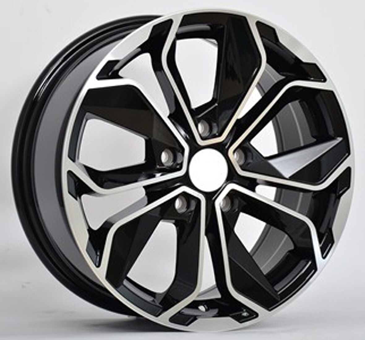 BK-5296 6.5*15 4*100 ET35 60.1 BLACK MACHINED XL