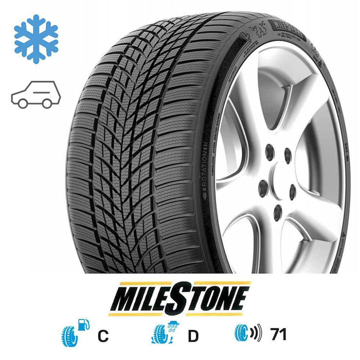185/60R14 86T CARMILE WINTER