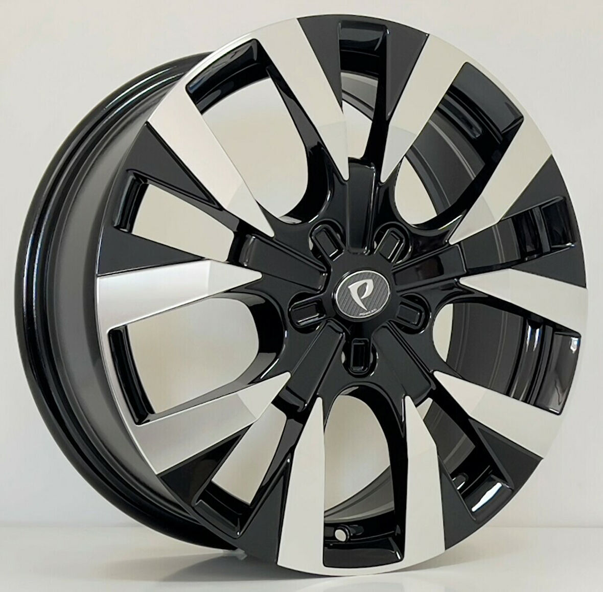 BKY-1248 7*17 5*108 ET45 65.1 BLACK MACHINED XL