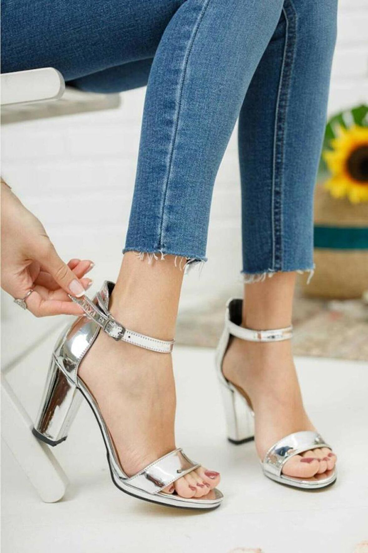 Mehmet Mete 7763 Kadın Ayakkabı Tek Bant