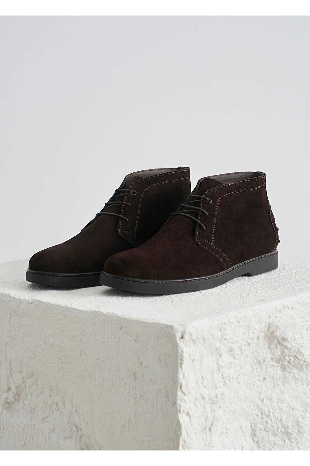 Coe Kahve Renk Süet Bot