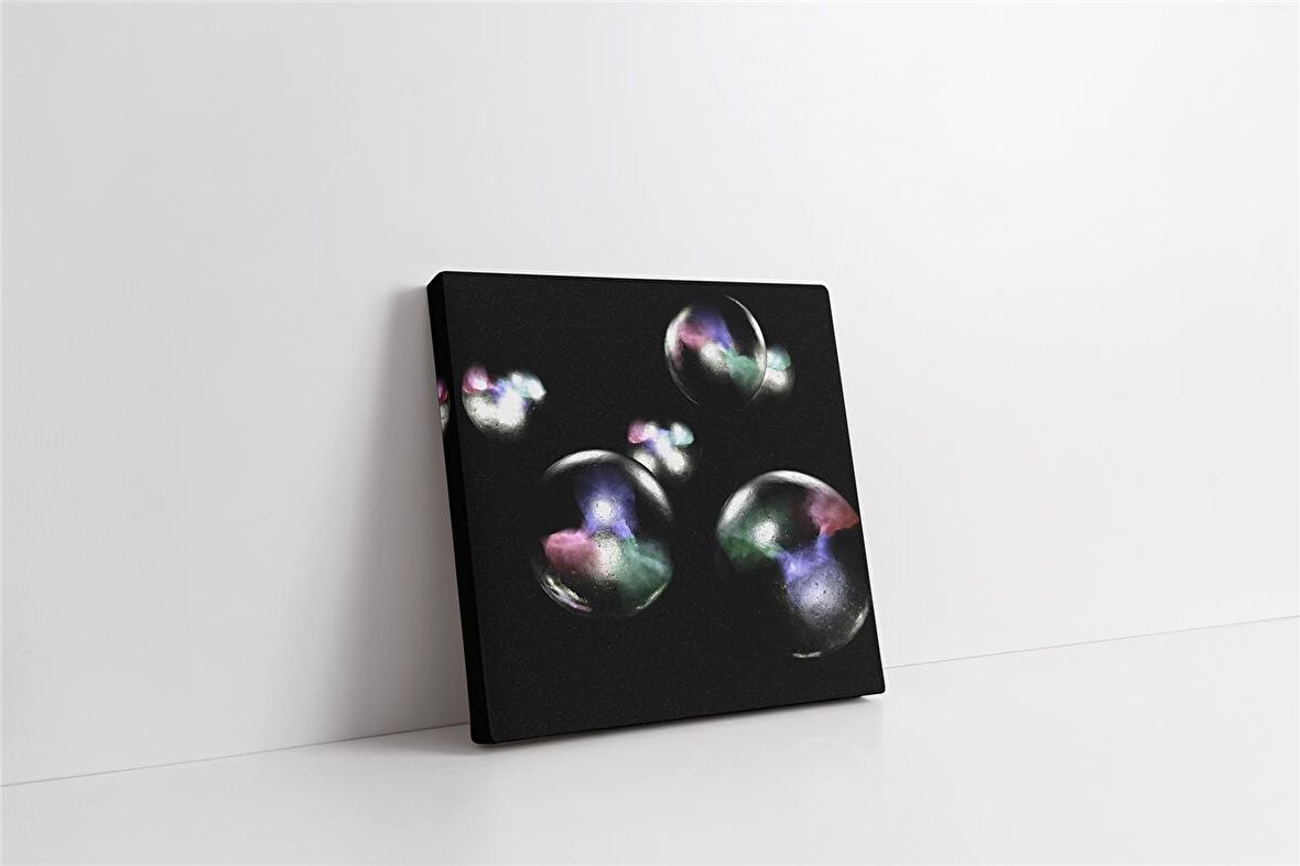 Baloncuklar Kanvas Tablo