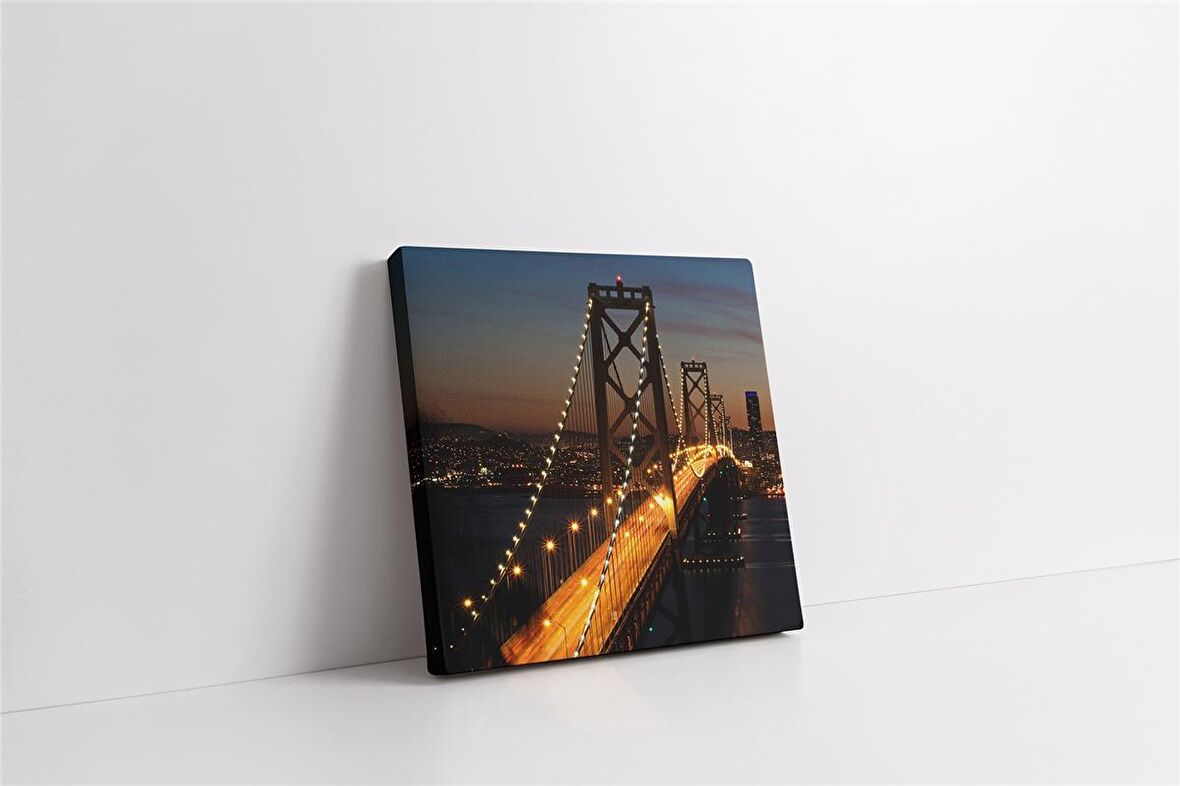 San Fransisco Oakland Köprüsü Kanvas Tablo