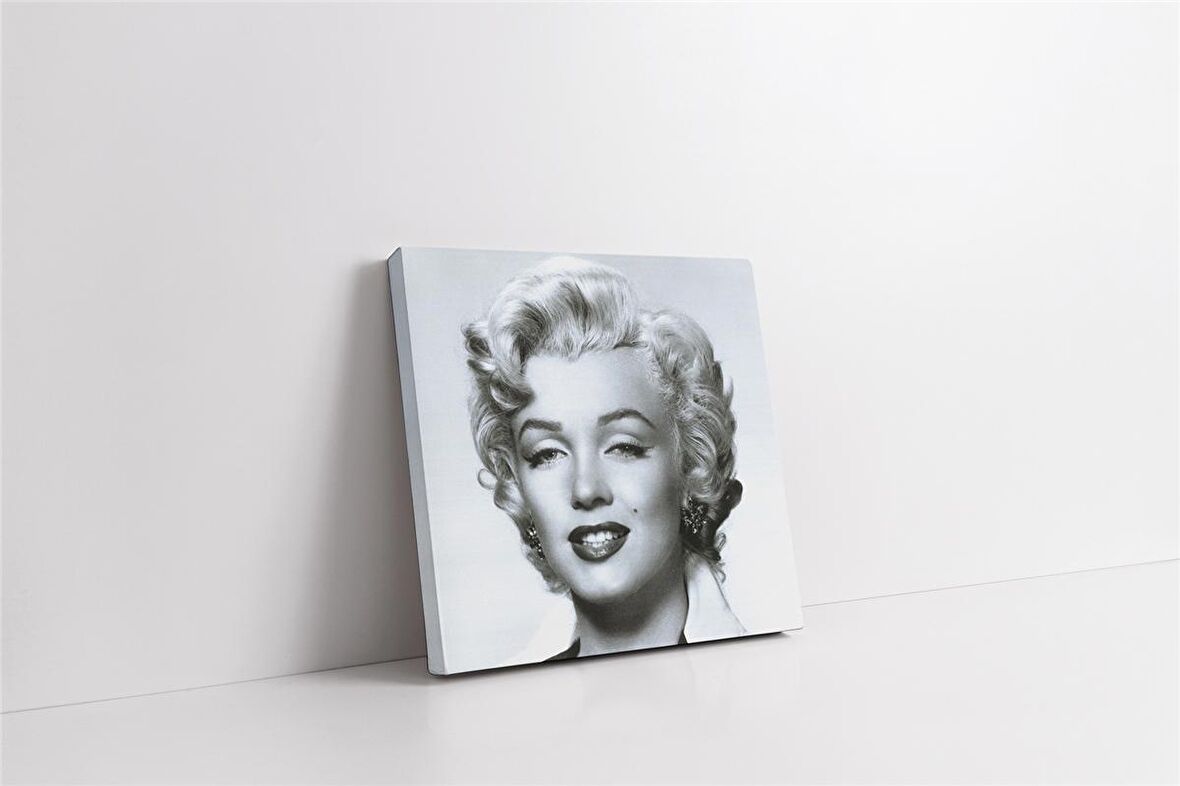 Siyah Beyaz Marilyn Monroe Kanvas Tablo
