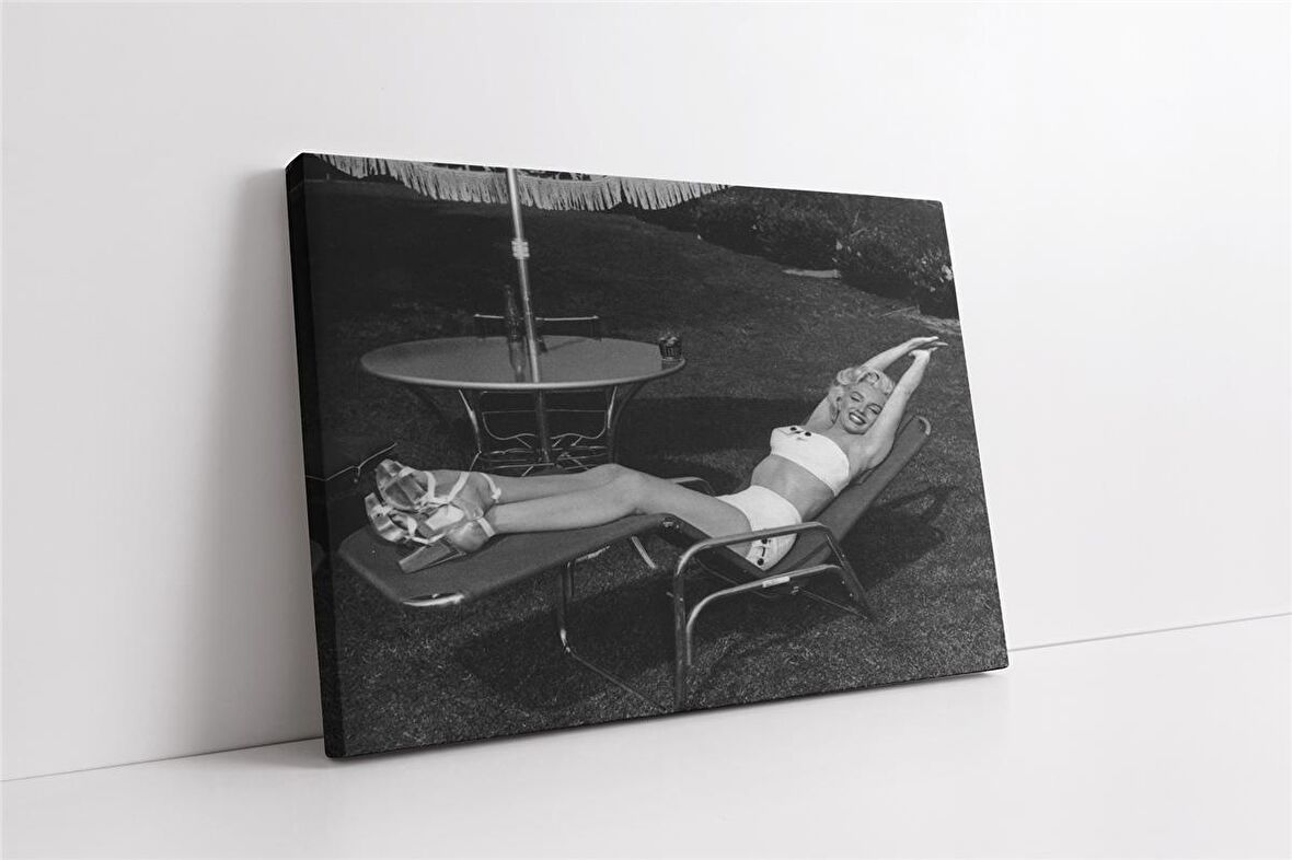 Marliyn Monroe Şenzlogtaki Kanvas Tablo