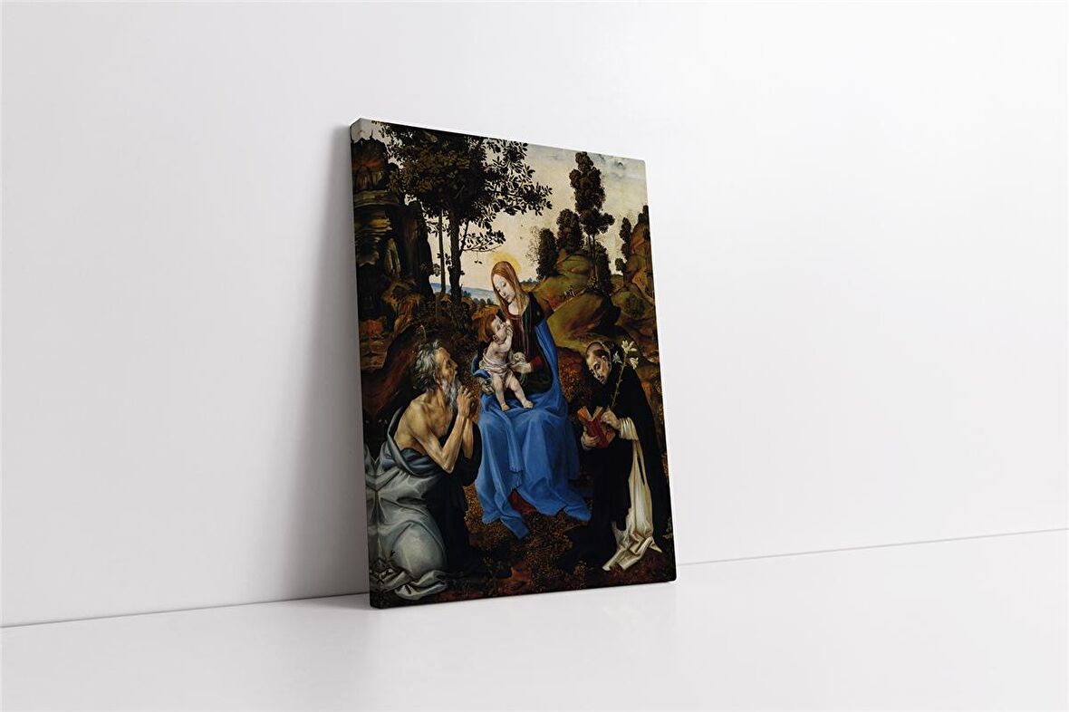 Bakire ve Çocuk Kanvas Tablo