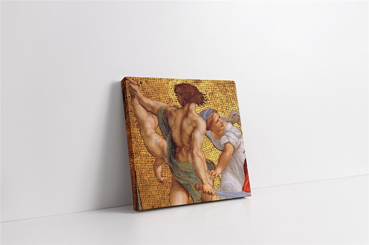 Judgment Of Solomon Kanvas Tablo