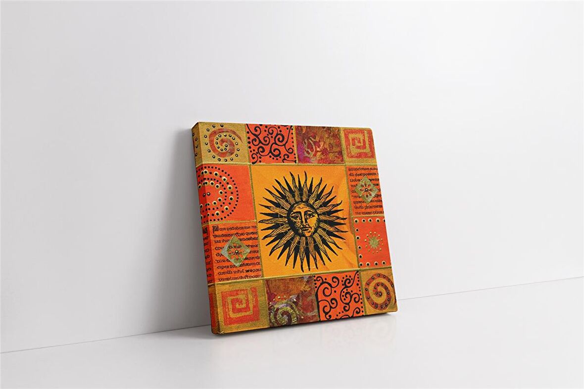 Etnik Motif Kanvas Tablo