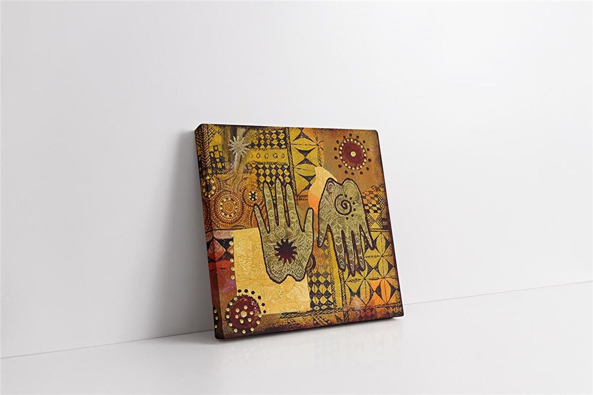 Etnik Motif Kanvas Tablo