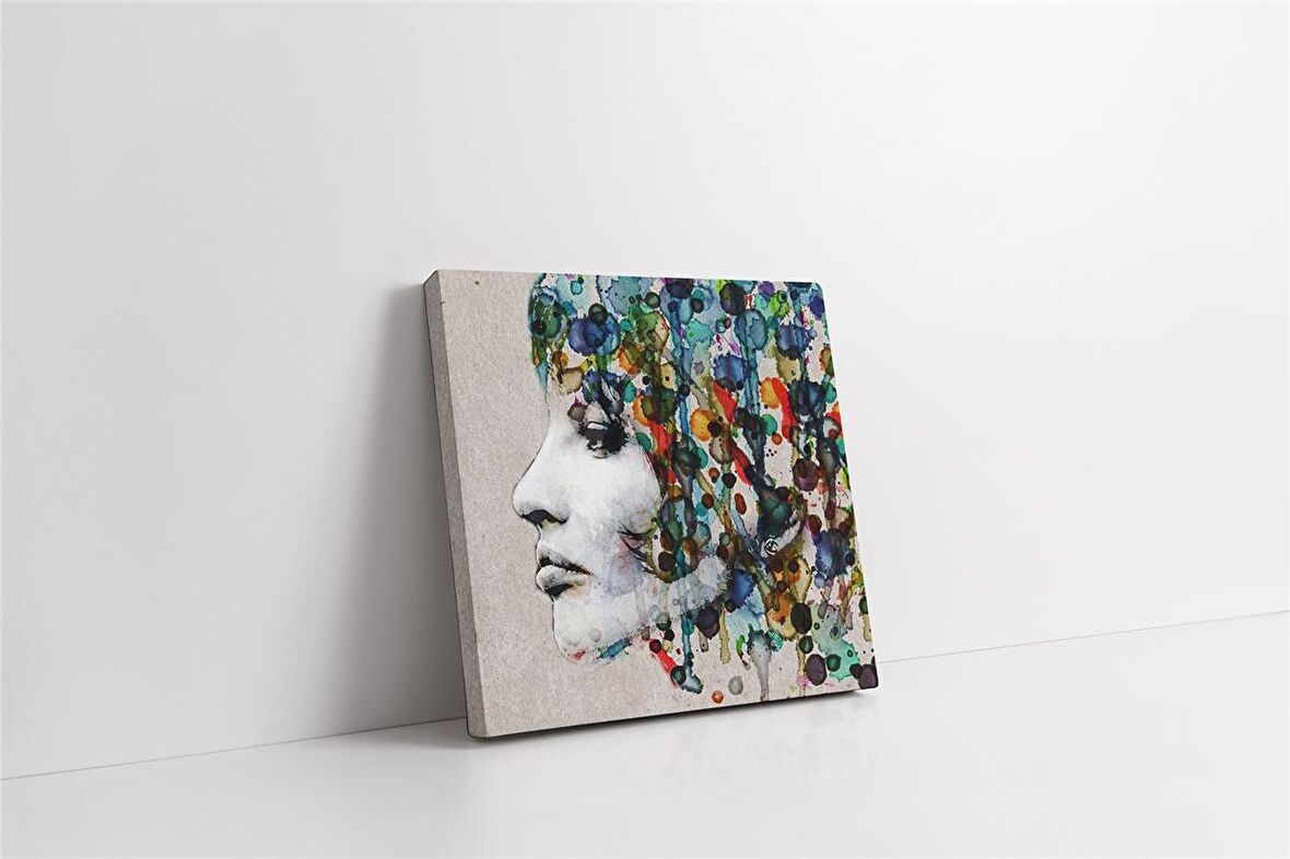 Modern Kadın Kanvas Tablo