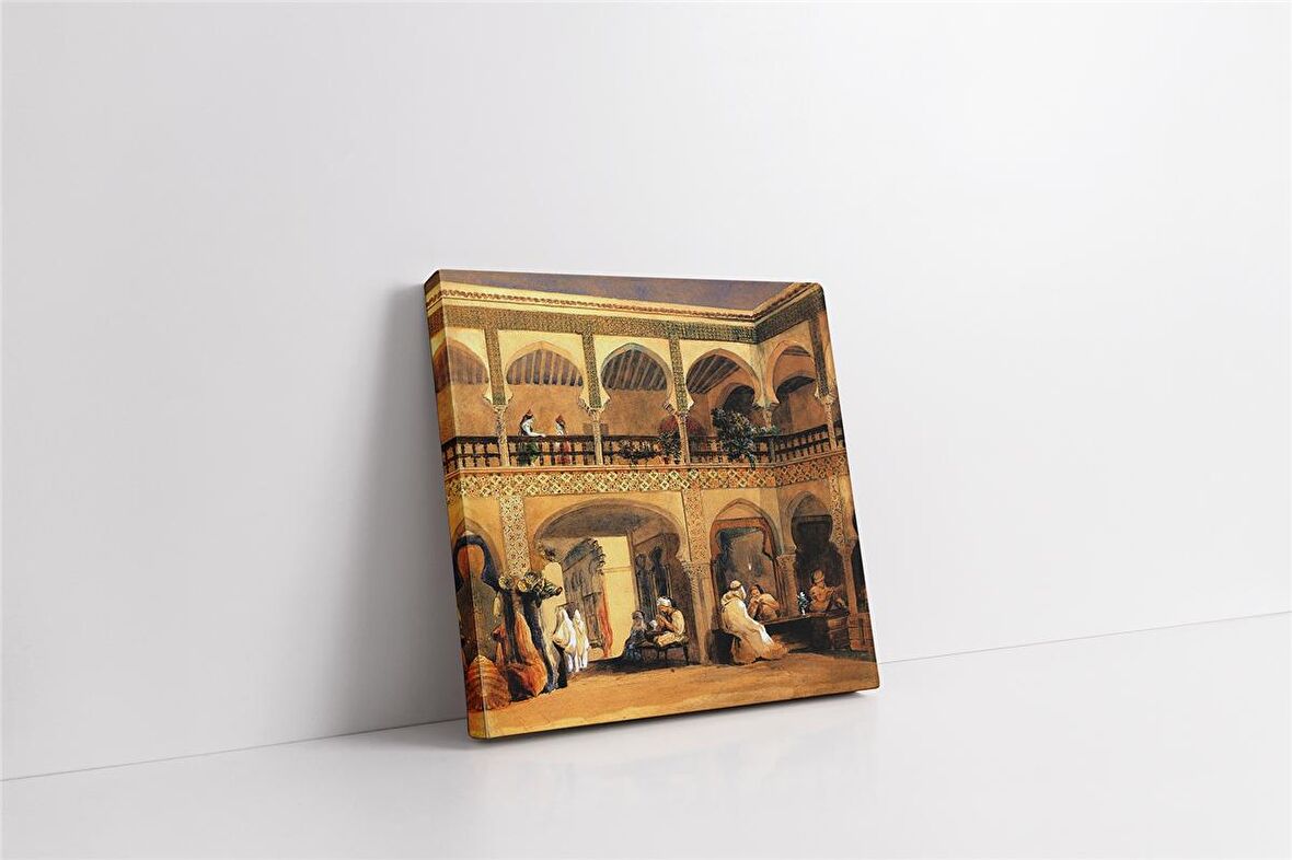 Saray Kahvehanesi Kanvas Tablo