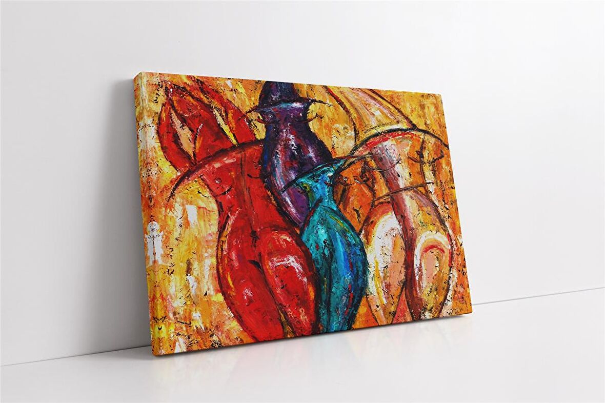 Soyut Resim Kanvas Tablo