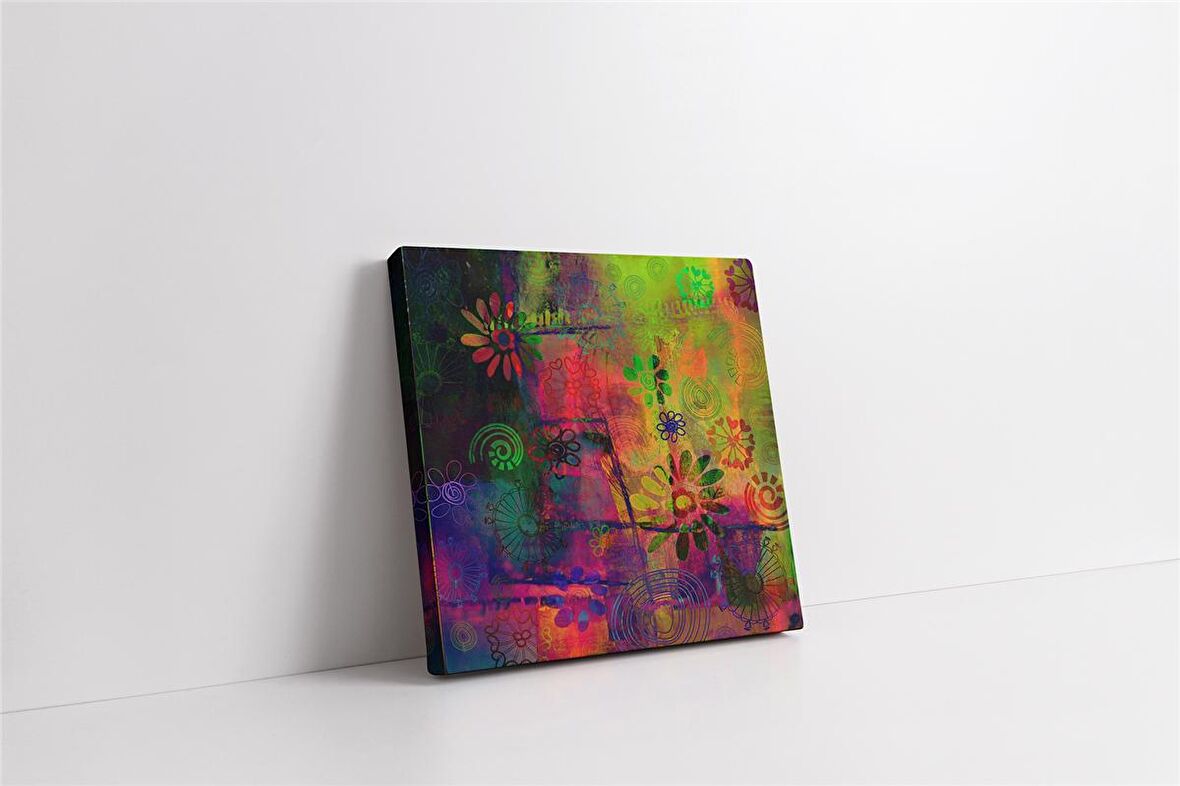 Soyut Görsel Kanvas Tablo