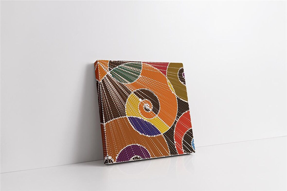 Soyut Görsel Kanvas Tablo