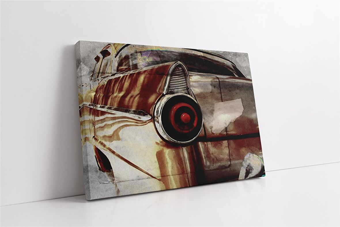 Klasik Araba Kanvas Tablo