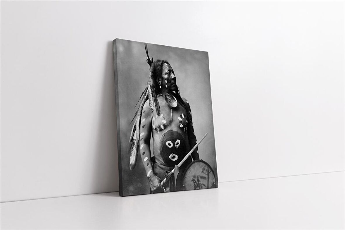 Kızılderili Kanvas Tablo