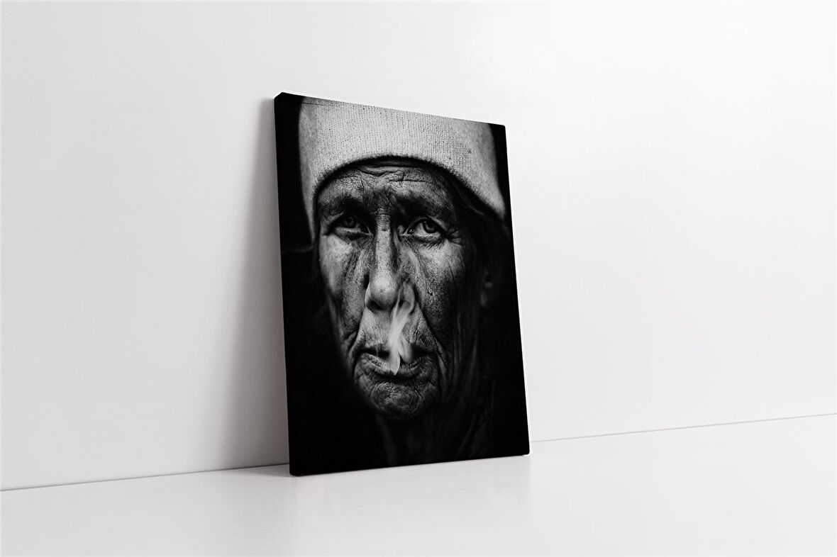 Yaşlı Adam Kanvas Tablo