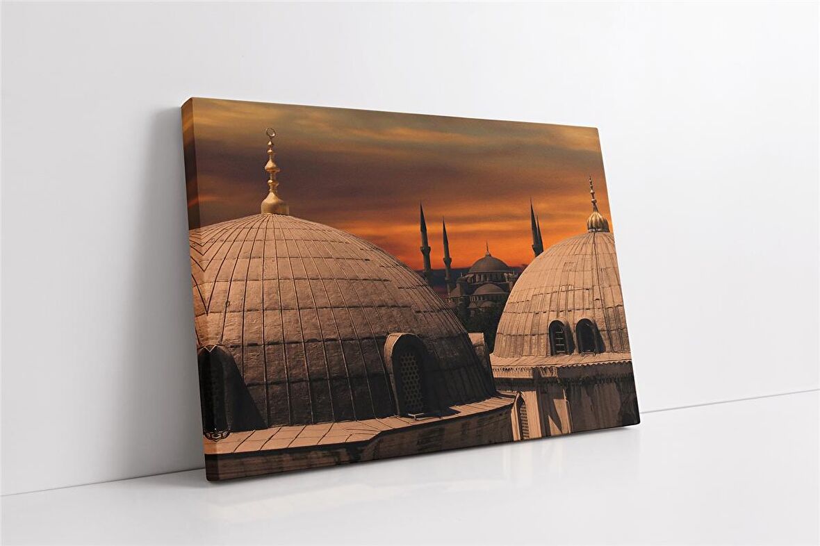 Gün Batımı İstanbul Kanvas Tablo