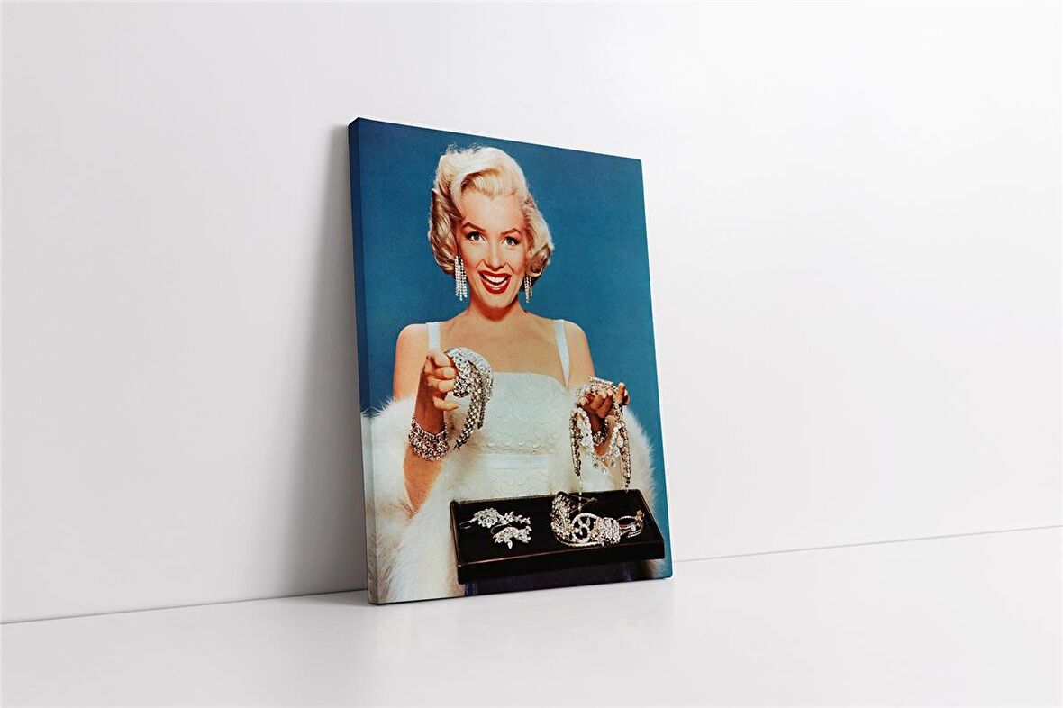 Renkli Marilyn Monroe Kanvas Tablo