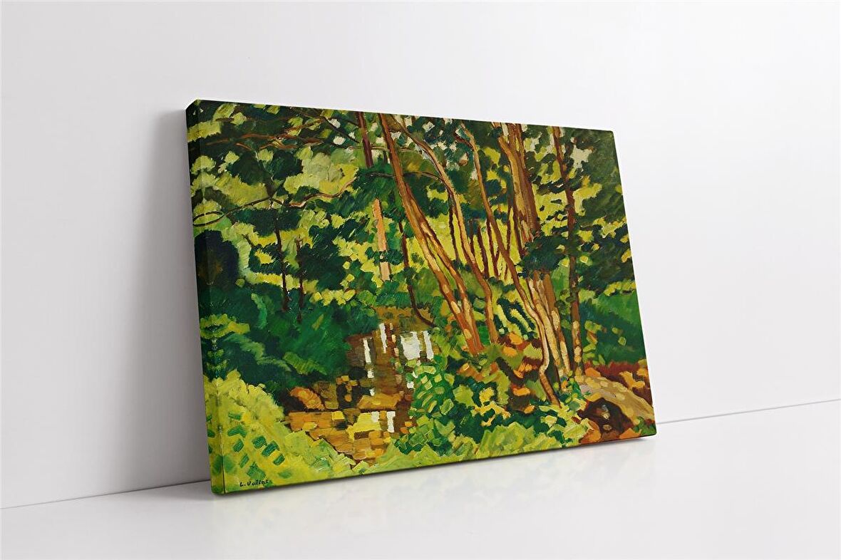 Orman ve Dere Kanvas Tablo