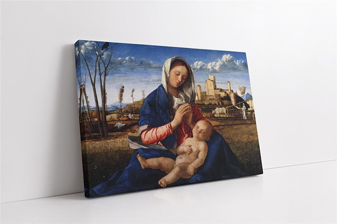 Meryem ve Küçük İsa Kanvas Tablo