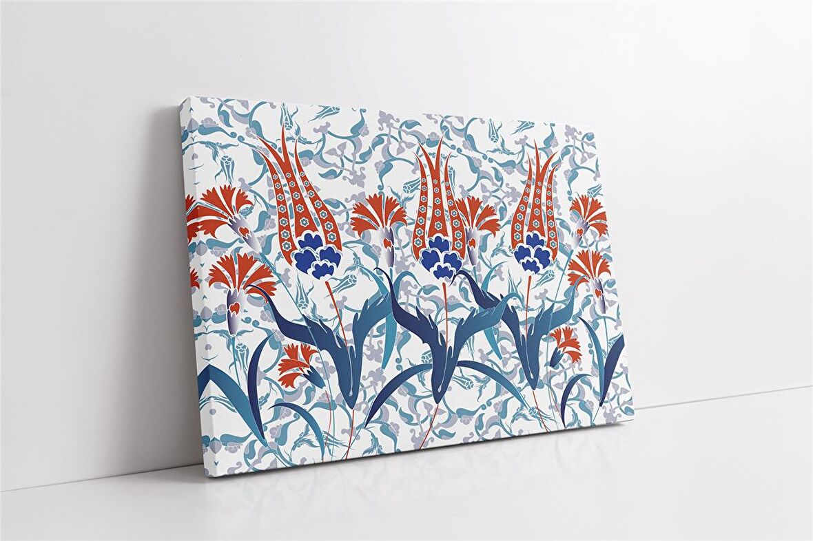 Osmanlı Çini Görselleri Kanvas Tablo