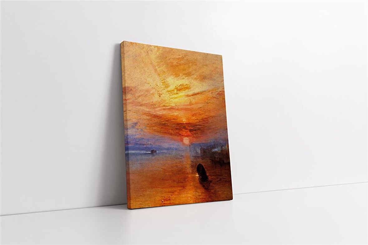 Soyut Manzara Kanvas Tablo