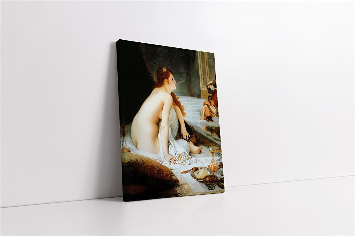 Hamamda Cariye Kanvas Tablo