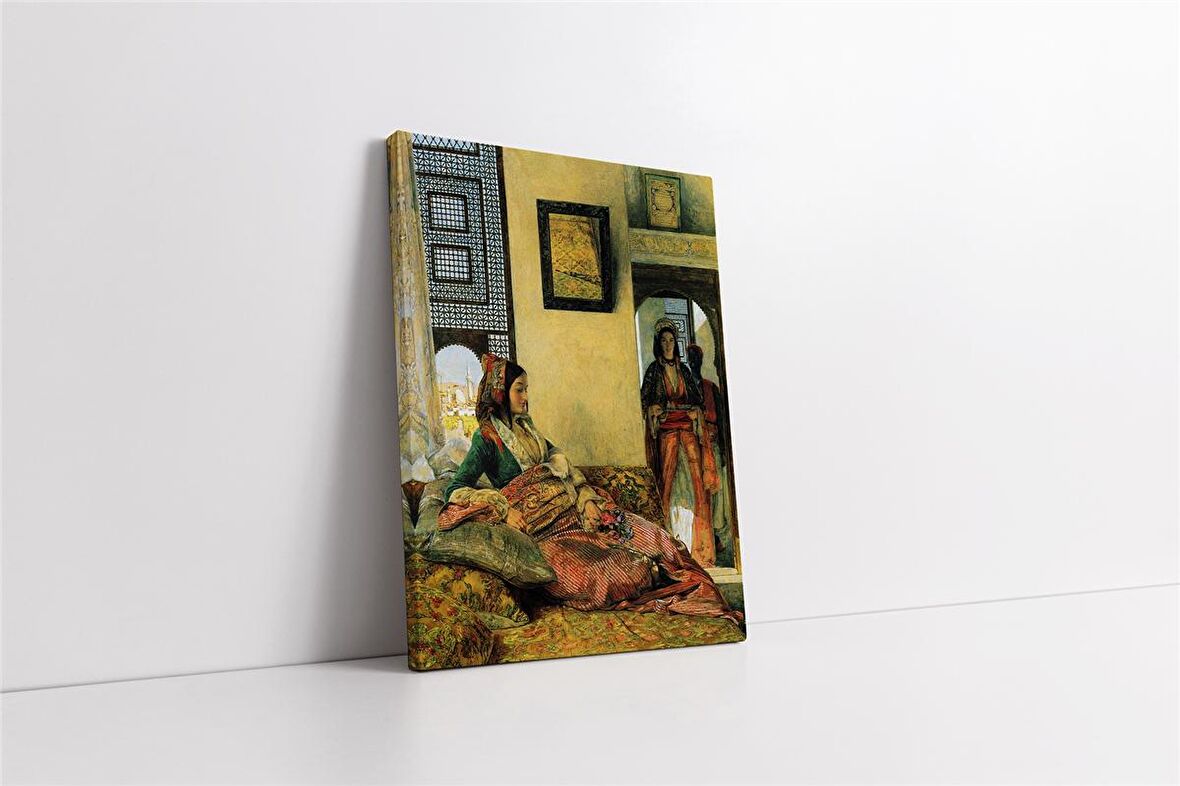 Hareem Kahirede Yaşam Kanvas Tablo