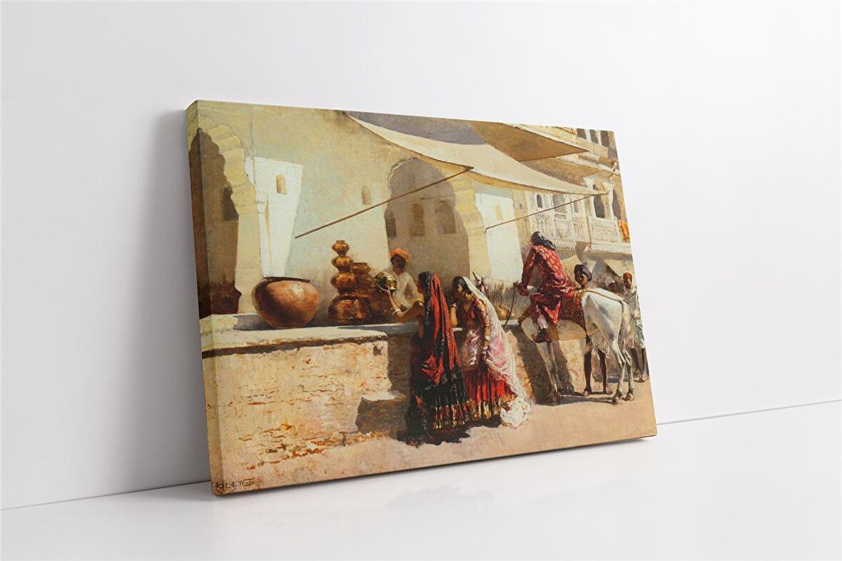 Vazo Satıcısı Kanvas Tablo