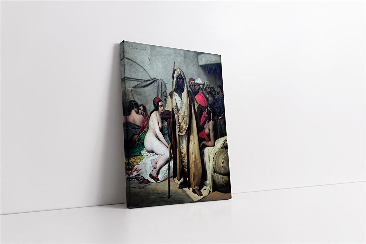 Köle Kadın Pazarı Kanvas Tablo