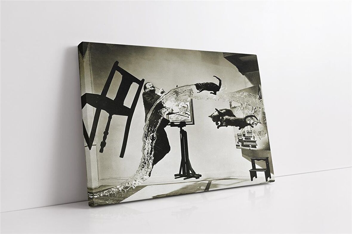 Dali Atomicus Philippe Halsman Kanvas Tablo