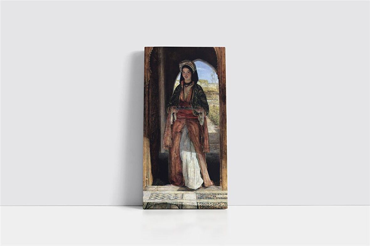 Kahve Taşıyan Cariye John Frederic Lewis Kanvas Ta